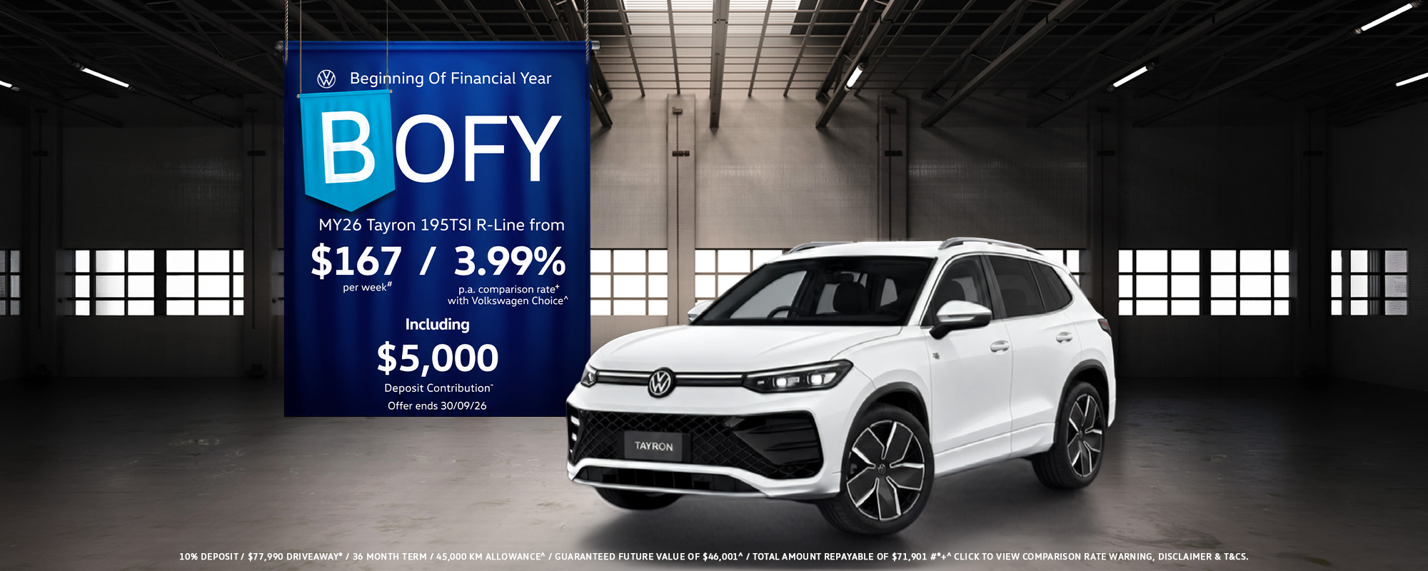 VW BOFY Tayron 195TSI R Line Including 5k Hp
