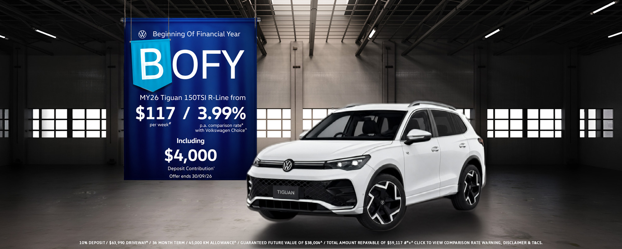 VW BOFY Tiguan 150TSI R Line Including 4k Hp