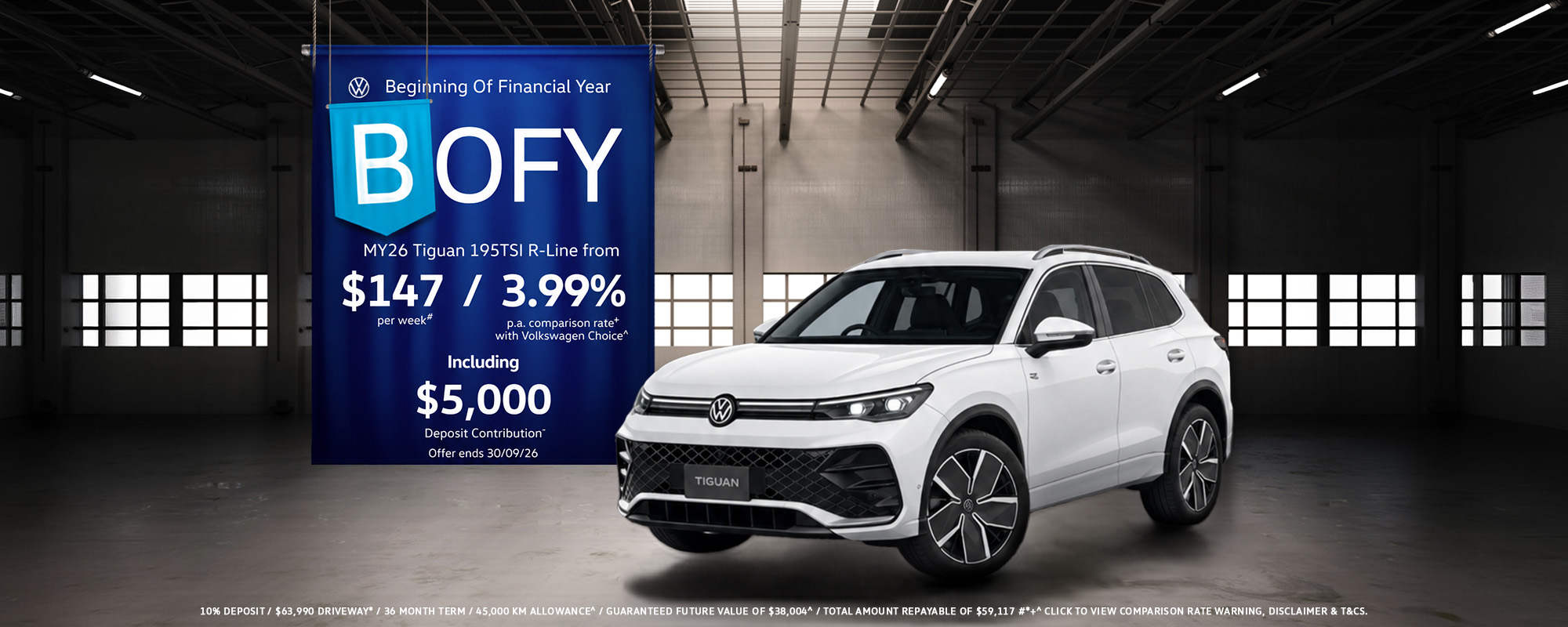 VW BOFY Tiguan 195tsi R Line Including 5k Hp
