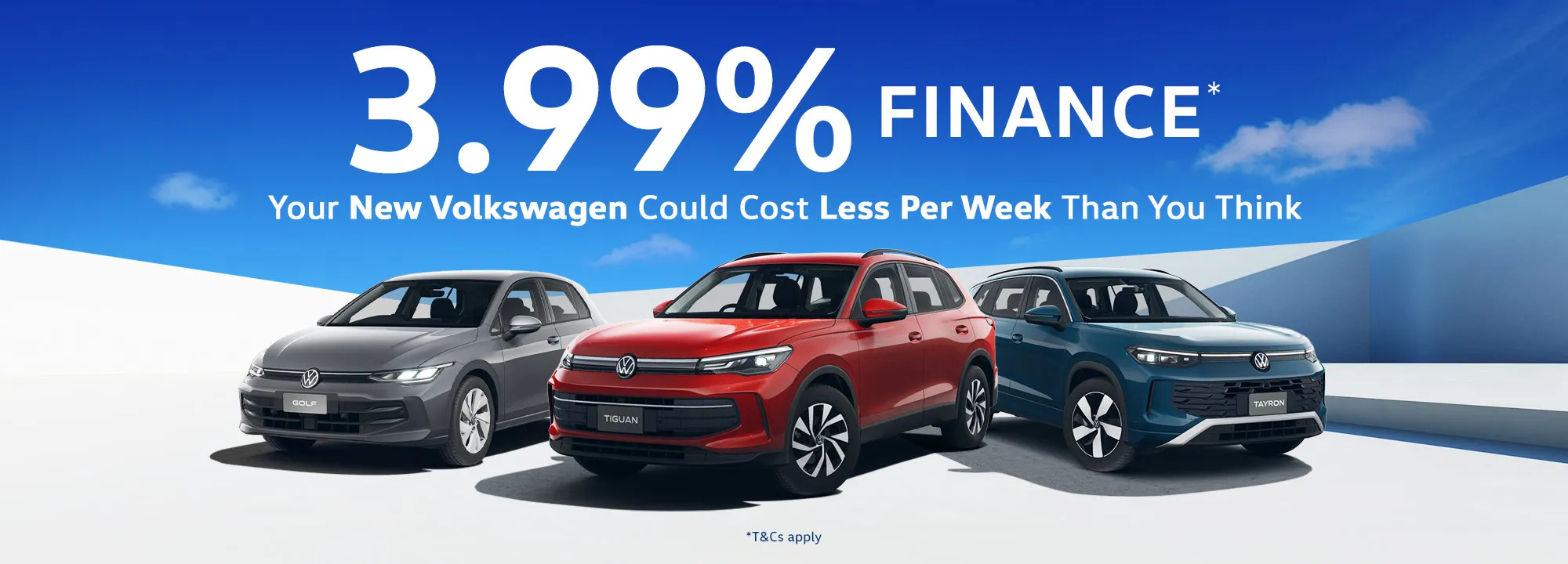 Volkswagen 3.99% Finance Offer